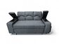 SOFA CAMA FUNCIONAL 2PZ DECO POUF LINO GRIS - Miniatura 5