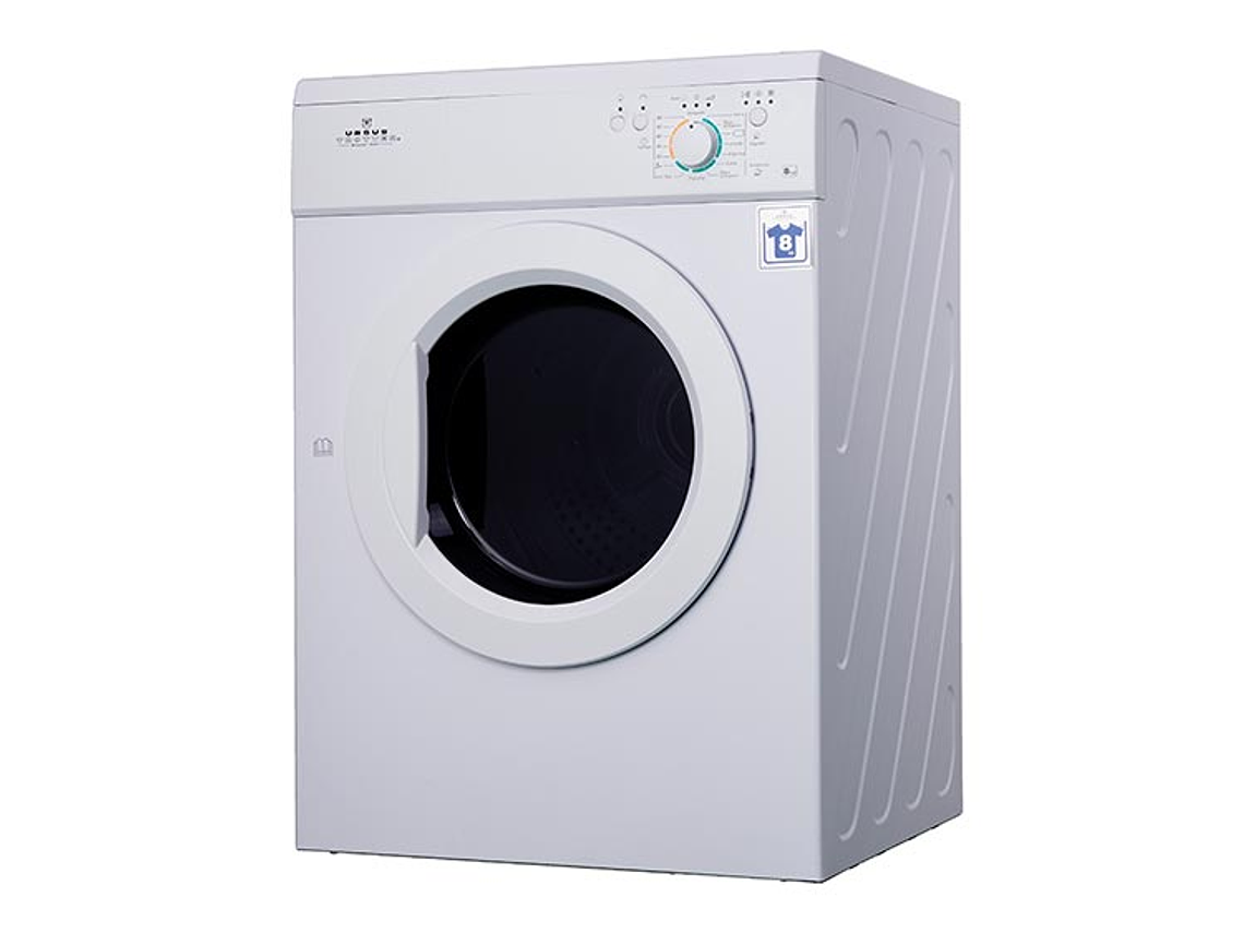 SECADORA DE ROPA POR VENTILACIÓN URSUS TROTTER UT VENT G8K-15P 8KG BLANCO 1