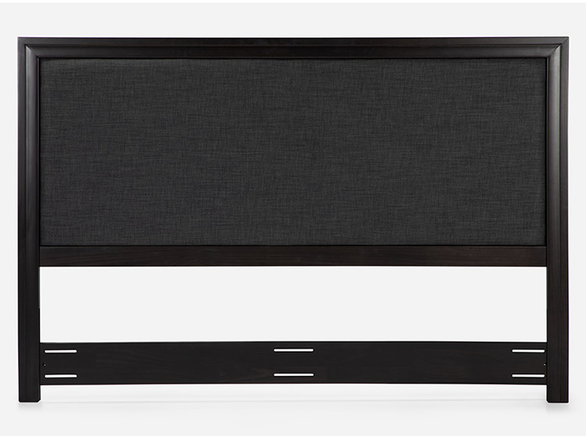 JUEGO DE DORMITORIO ROSEN CAMA EUROPEA ART 4 SÚPER KING GRAFITO + RESPALDO NOLITA 3