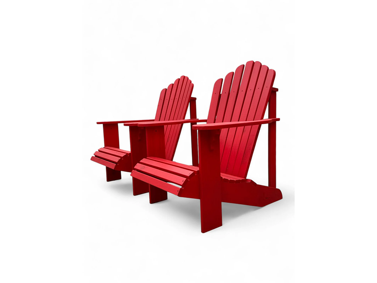PACK 2 SILLAS ADIRONDACK TAIKKEE COLOR ROJO 2