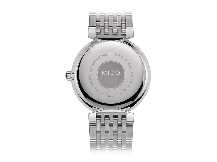 RELOJ MIDO DORADA ACERO EN COLOR BLANCO 3