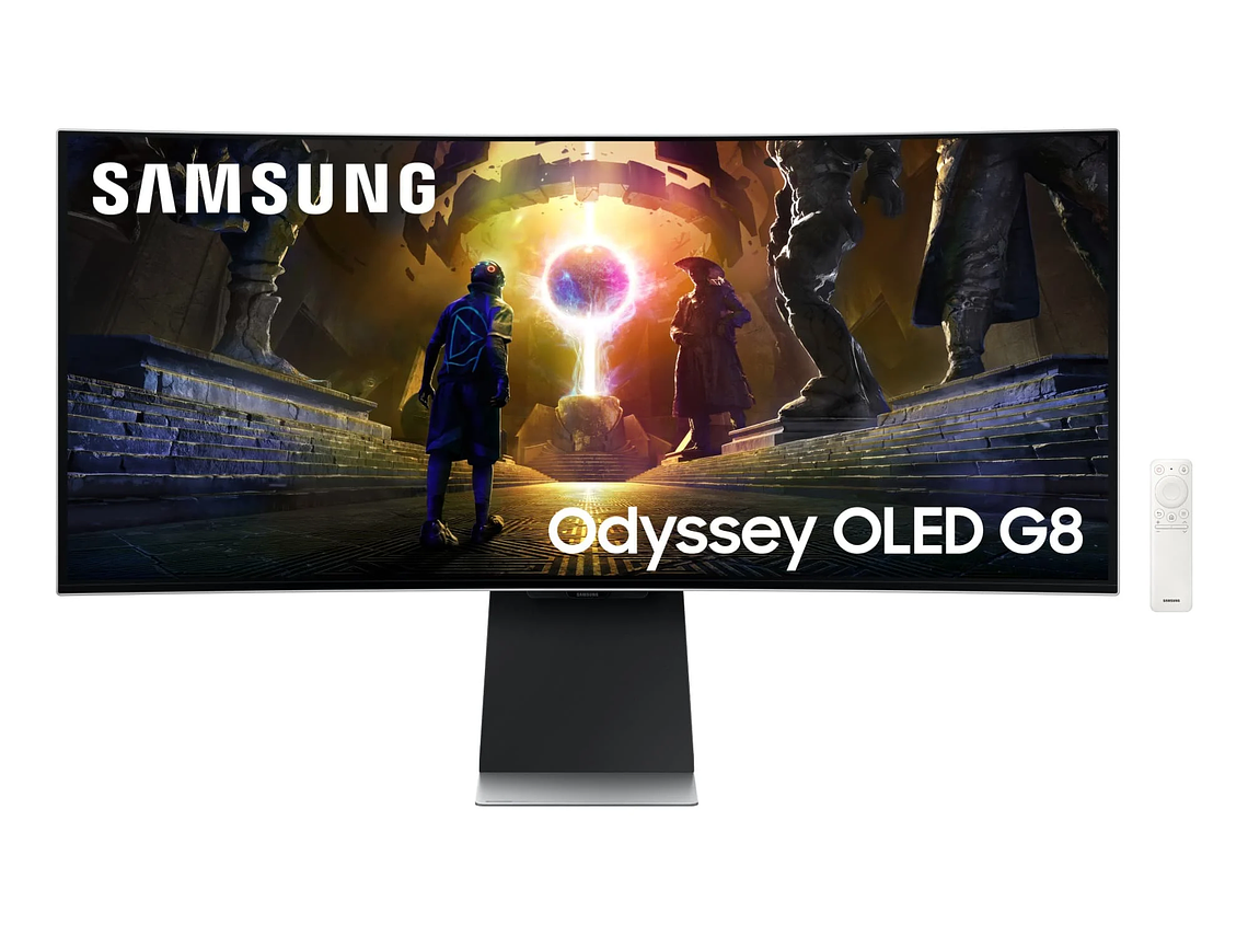 MONITOR SAMSUNG 34' G85SD ODYSSEY OLED G8 WQHD 175HZ GAMER CURVO 4