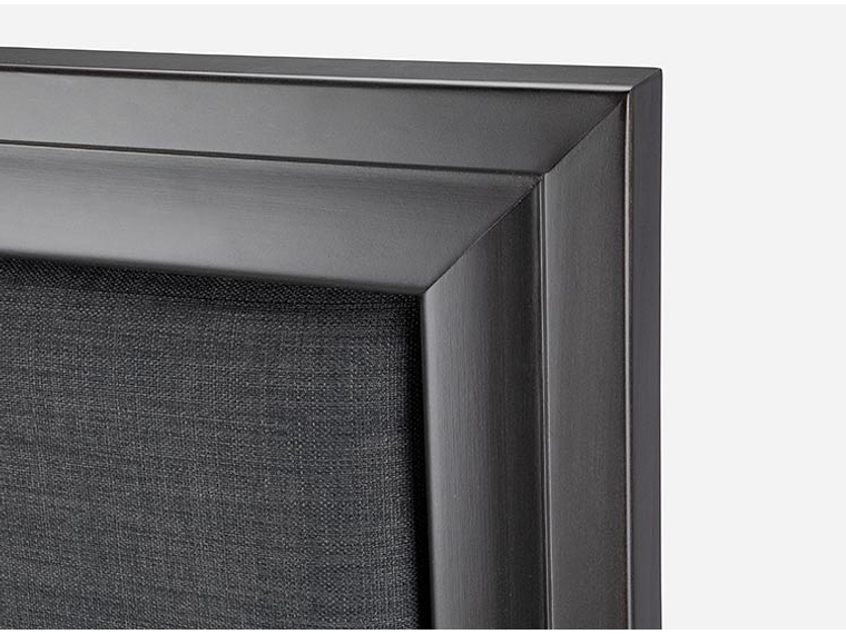 JUEGO DE DORMITORIO ROSEN CAMA EUROPEA ART 4 SÚPER KING GRAFITO + RESPALDO NOLITA 5