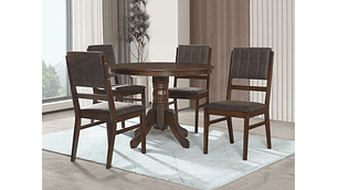 JUEGO DE COMEDOR RODAS 4 SILLAS