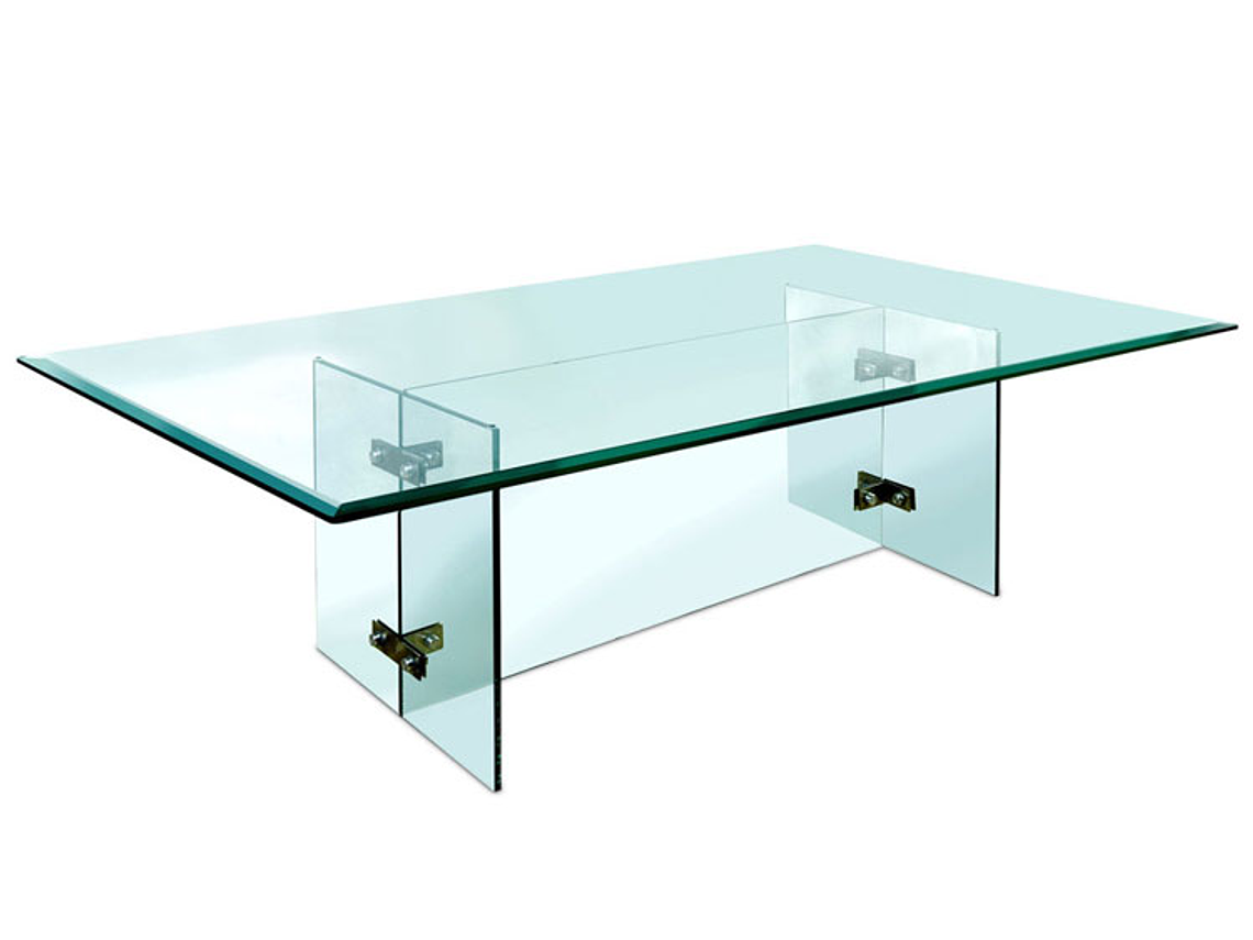 MESA DE CENTRO CLAVIJO DESIGN CLEAR HERRAJE 3