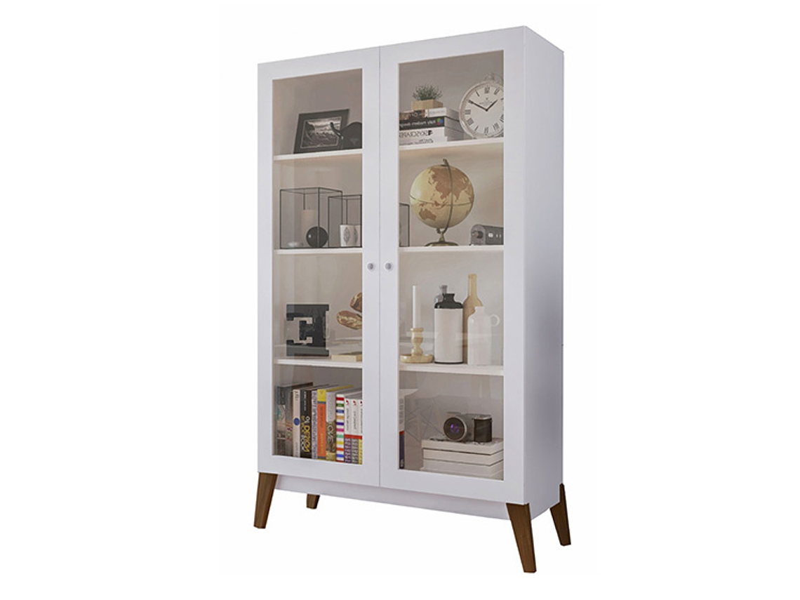 VITRINA BE DESIGN AMBER BLANCA 2P 2