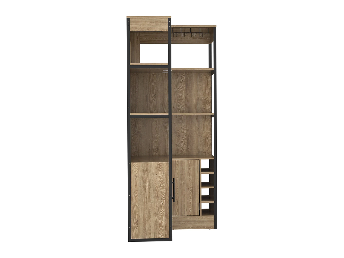 BAR ESQUINERO BOTELLEROS Y PORTACOPAS FM-005C CAFÉ CLARO 4