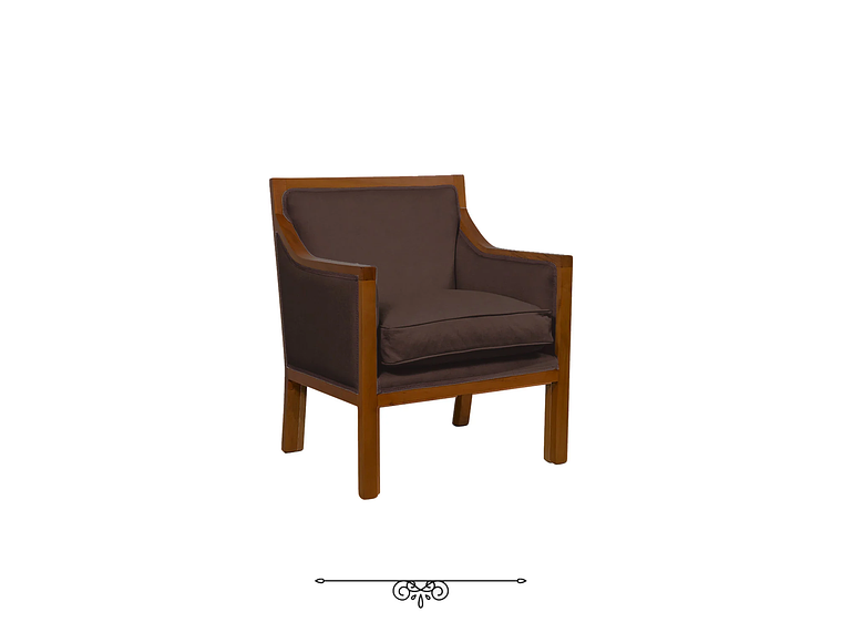 JUEGO DE LIVING DANTE 311 SOFA RESORTES Y SILLONES TIPO SITIAL COLOR CAFE 2