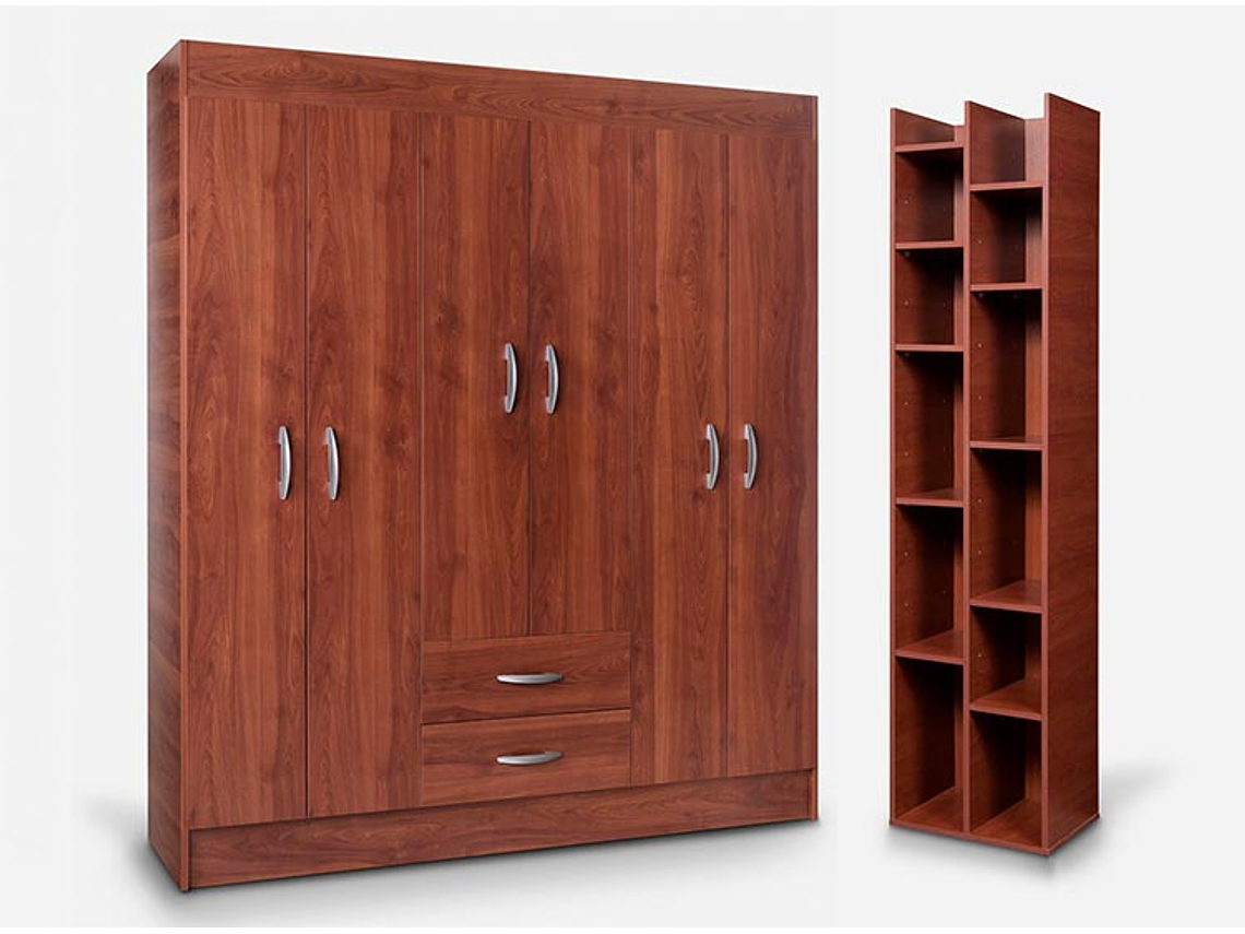 SET CIC CLOSET TRANCURA + LIBRERO SUCRE 1