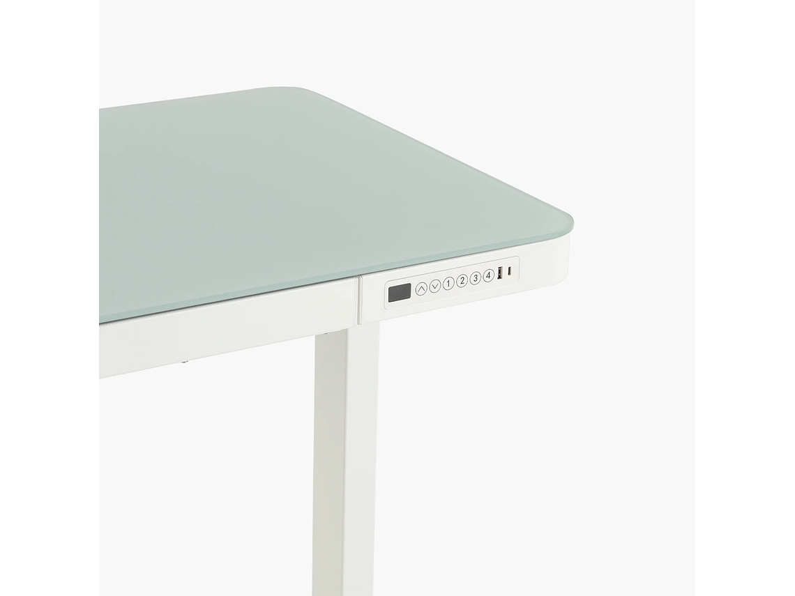 ESCRITORIO FORM DESIGN HOME OFFICE COSMO ELÉCTRICO BLANCO ACERO 3