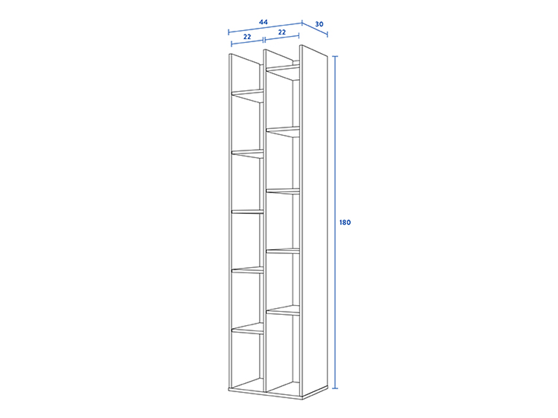 SET CIC CLOSET TRANCURA + LIBRERO SUCRE 2