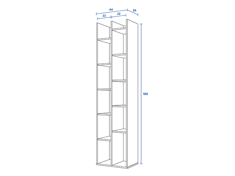 SET CIC CLOSET TRANCURA + LIBRERO SUCRE 2