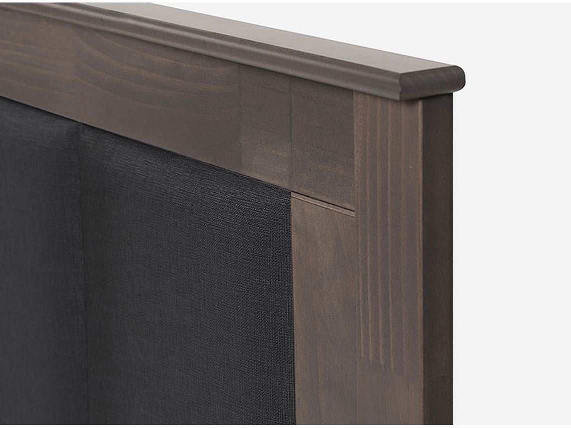 JUEGO DE DORMITORIO ROSEN CAMA EUROPEA INDIE PM BN 2 PLAZAS + SET FERRARA GRIS 5