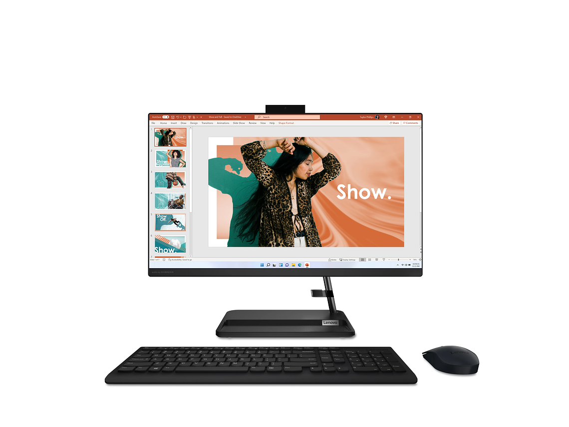 AIO IDEACENTRE 7MA GEN INTEL CORE I5 8GB RAM 512GB SSD 24'' TECLADO + MOUSE 1