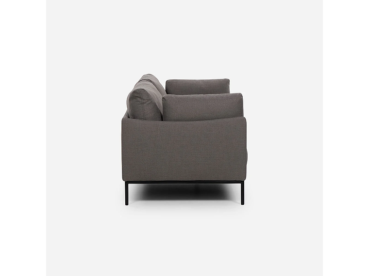 SOFÁ ROSEN 3 CUERPOS / TABLERO TERCIADO GRIS THAMOVA TELA OSCURO 2