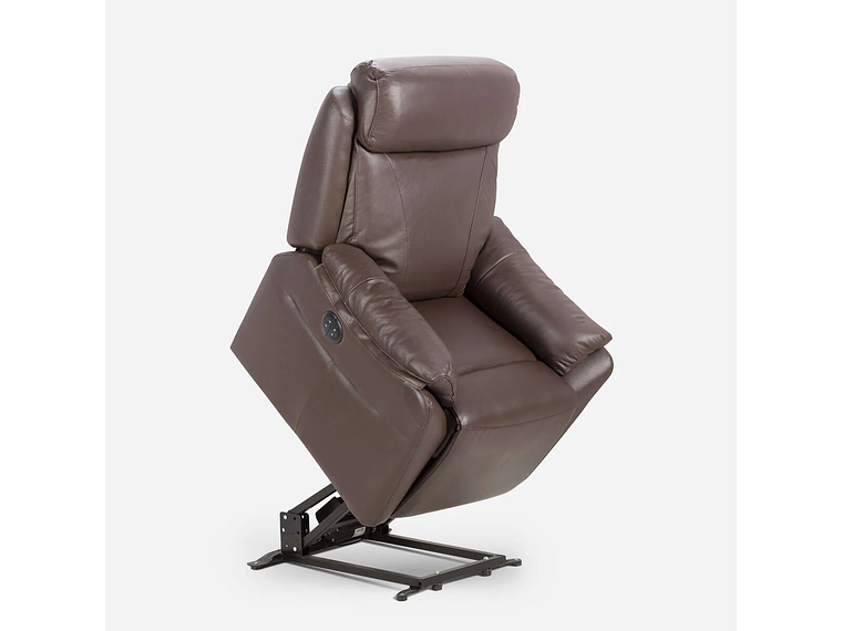 BERGERE ROSEN KLIMT CUERO CAFÉ ELÉCTRICO CON ALZADOR 2