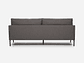 SOFÁ ROSEN 3 CUERPOS / TABLERO TERCIADO GRIS THAMOVA TELA OSCURO - Miniatura 3