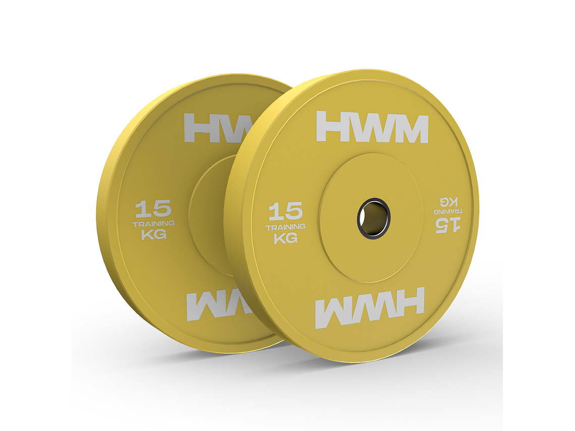Par Bumper Plates Full Color 15kg | HWM® 1
