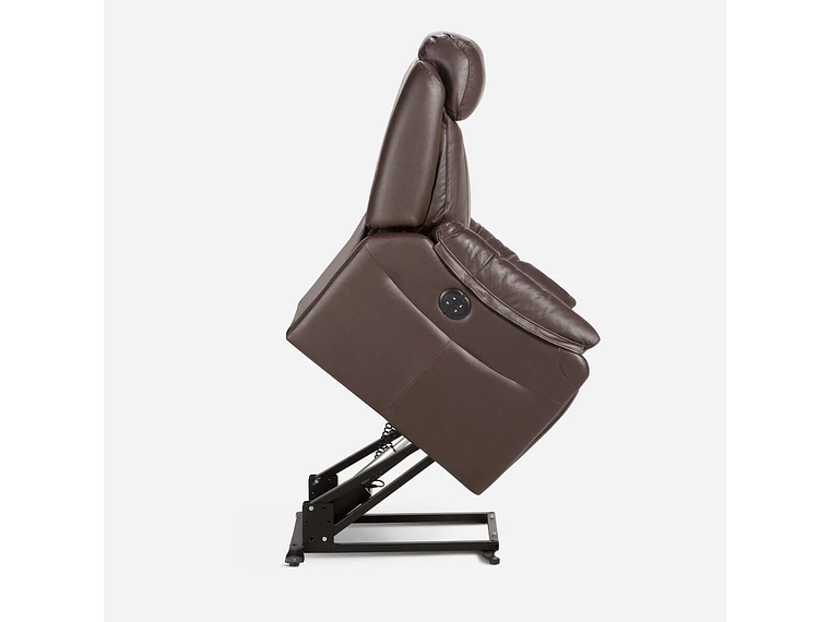 BERGERE ROSEN KLIMT CUERO CAFÉ ELÉCTRICO CON ALZADOR 3