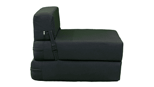 SOFÁ GAEX ESPUMA LINO NEGRO CAMA