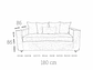 JUEGO DE LIVING DANTE 311 SOFA RESORTES Y SILLONES TIPO SITIAL COLOR CAFE - Miniatura 5