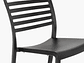 PACK 4 SILLAS PLÁSTICO TERRAZA BARCELONA EN COLOR NEGRO FORM - Miniatura 5