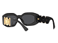 LENTES DE SOL MAXI MEDUSA BIGGIE NEGRO VERSACE - Miniatura 3