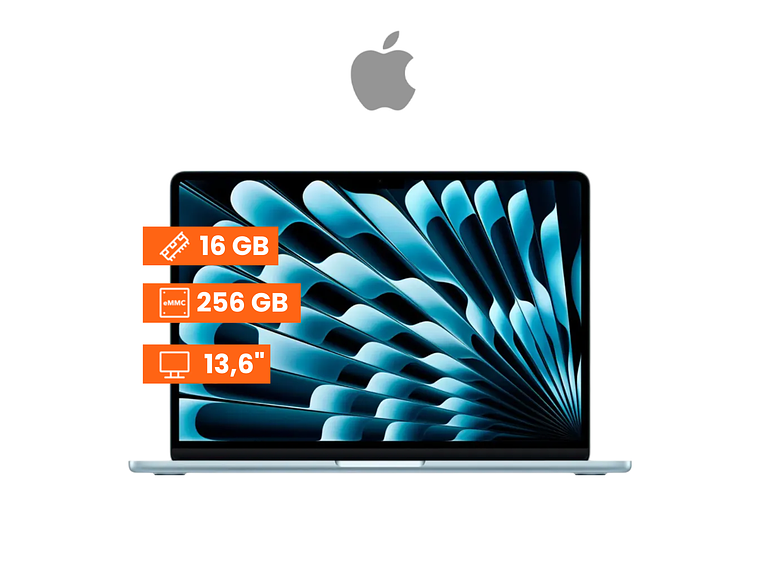 APPLE MACBOOK AIR 13,6' M4 CHIP 16GB 256GB SSD AZUL 6