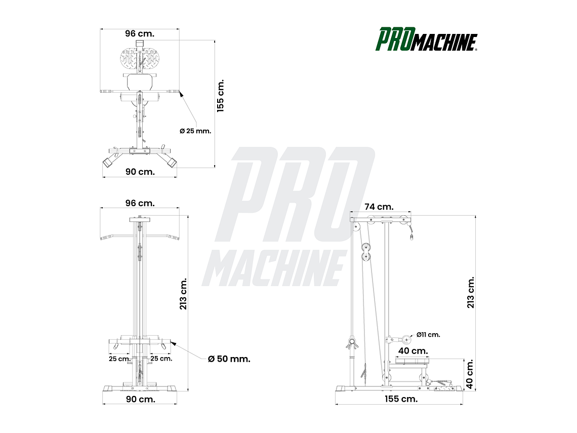   Polea Alta Remo ZR Series | PROmachine 2