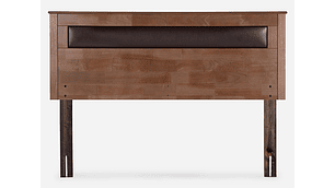 JUEGO DE DORMITORIO ROSEN CAMA BOXET INDIE 2 PLAZAS + RESPALDO FERRARA