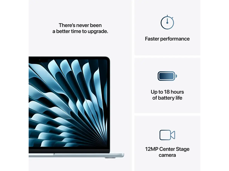 APPLE MACBOOK AIR 13,6' M4 CHIP 16GB 256GB SSD AZUL 7