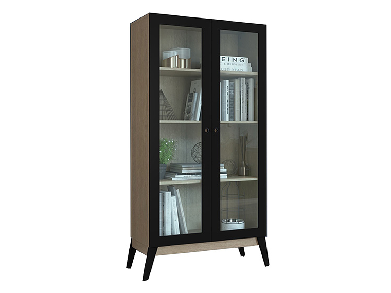  VITRINA BE DESIGN AMBER CAFE NEGRO 2P 3