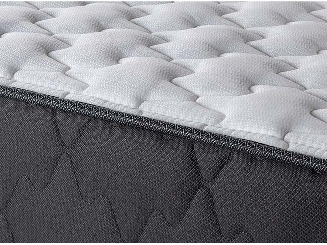 JUEGO DE DORMITORIO ROSEN CAMA EUROPEA WAVE 1 PLAZA + ALMOHADAS 9