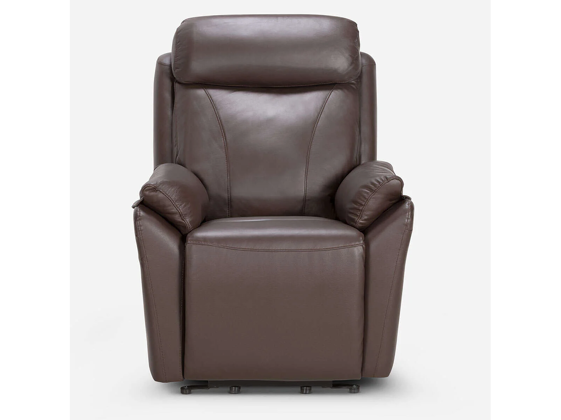 BERGERE ROSEN KLIMT CUERO CAFÉ ELÉCTRICO CON ALZADOR 5