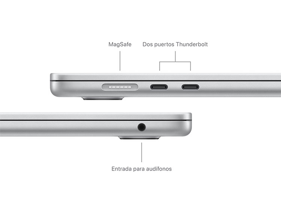 MACBOOK AIR M3 (CPU 8NUC Y GPU 10NUC) 8 GB RAM 512 GB SSD 15.1