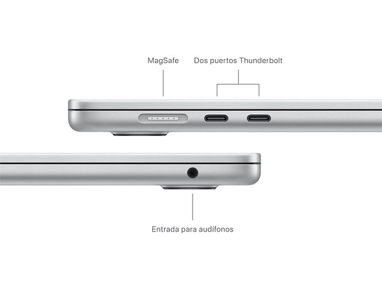 MACBOOK AIR M3 (CPU 8NUC Y GPU 10NUC) 8 GB RAM 512 GB SSD 15.1