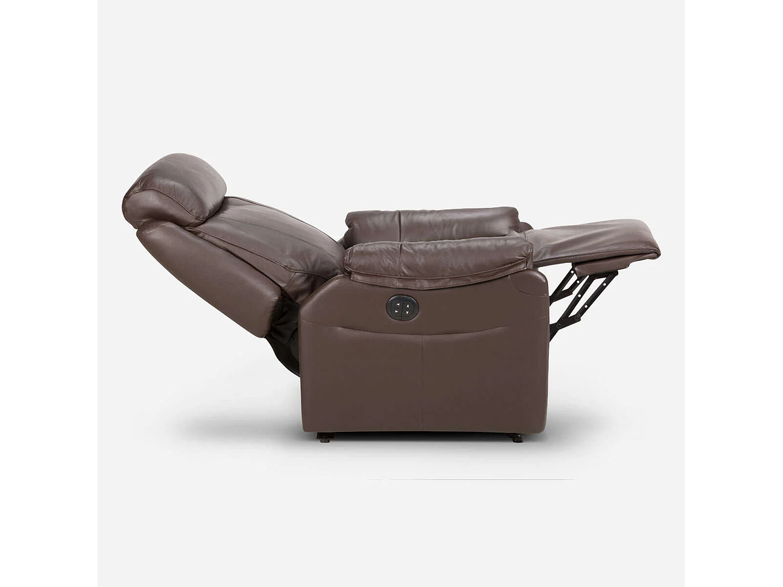 BERGERE ROSEN KLIMT CUERO CAFÉ ELÉCTRICO CON ALZADOR 6