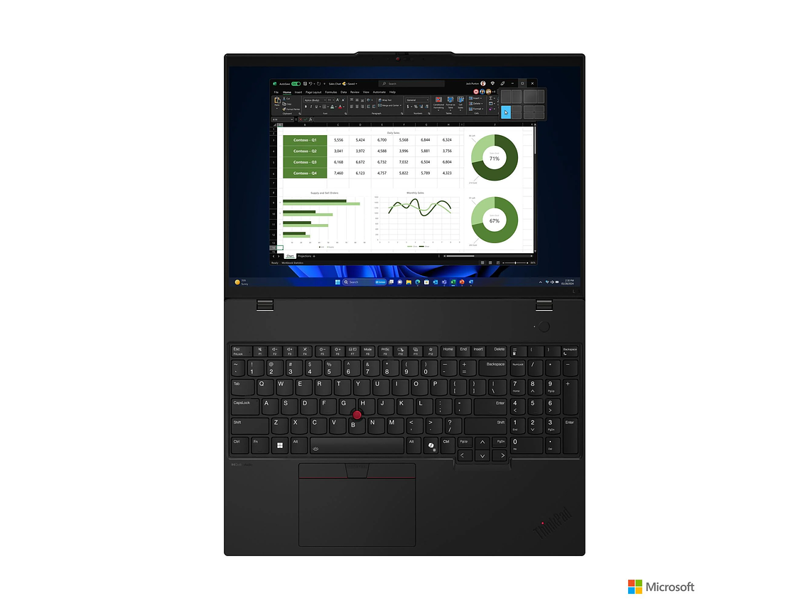 NOTEBOOK THINKPAD L16 INTEL CORE ULTRA I5 16GB RAM 512GB SSD 16' WUXGA W11 PRO 4