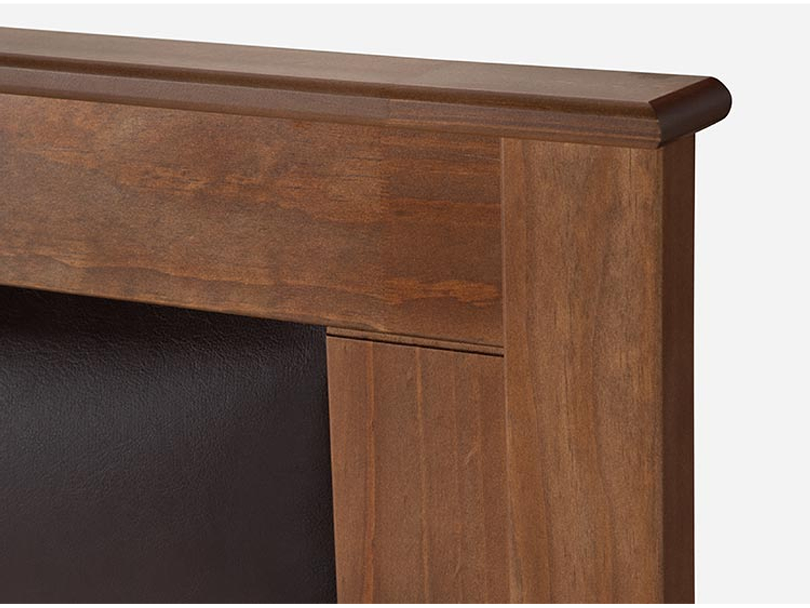 JUEGO DE DORMITORIO ROSEN CAMA BOXET INDIE 2 PLAZAS + RESPALDO FERRARA 5