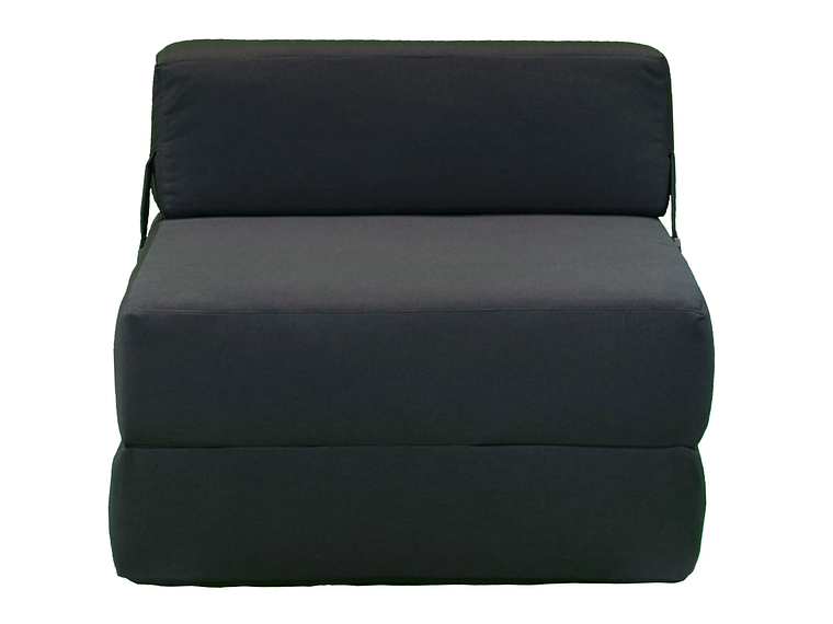 SOFÁ GAEX ESPUMA LINO NEGRO CAMA 5