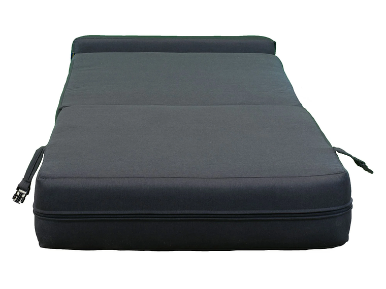 SOFÁ GAEX ESPUMA LINO NEGRO CAMA 6