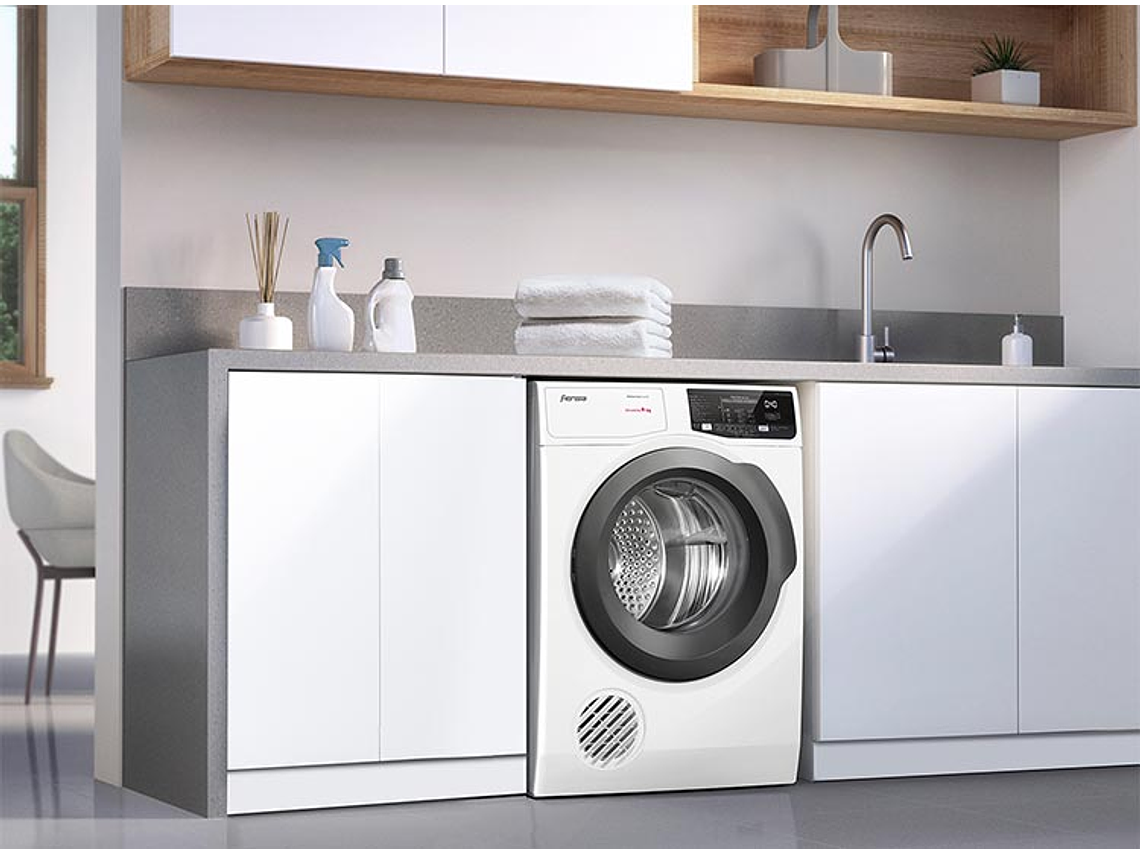 SECADORA DE ROPA POR VENTILACIÓN FENSA PREMUM CARE 9D 9KG BLANCO 6