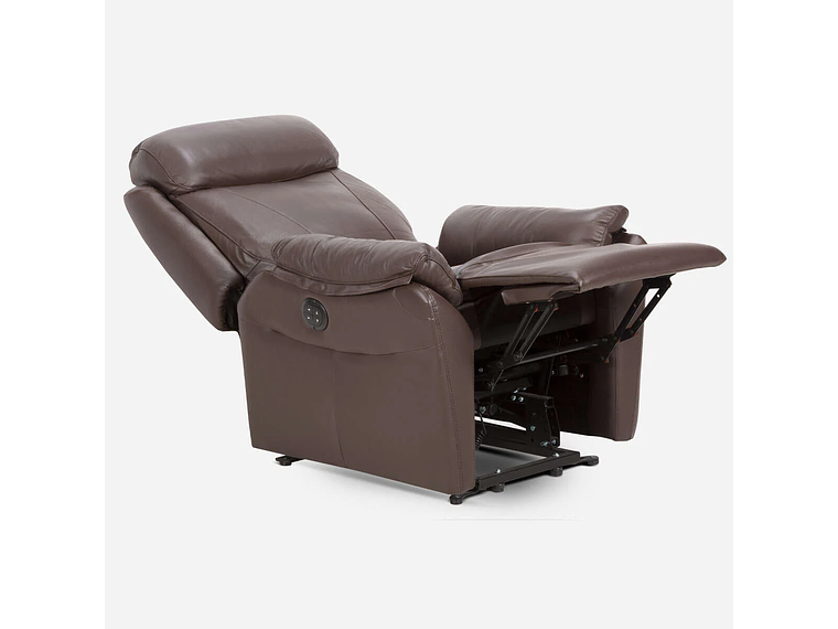 BERGERE ROSEN KLIMT CUERO CAFÉ ELÉCTRICO CON ALZADOR 9