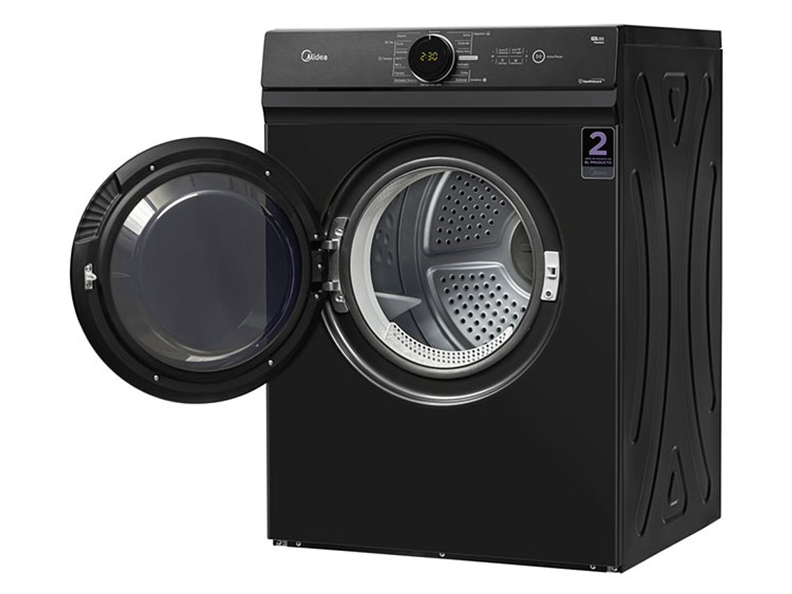 SECADORA DE ROPA POR VENTILACIÓN MIDEA MD100A100 10KG TITANIO 3