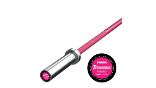 Barra Olímpica 7,5kg Pink Technique Series | HWM