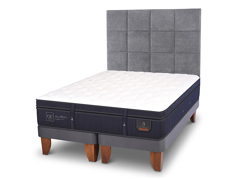 CAMA EUROPEA CIC SUPER PREMIUM SUPER KING + RESPALDO TAMESIS 2