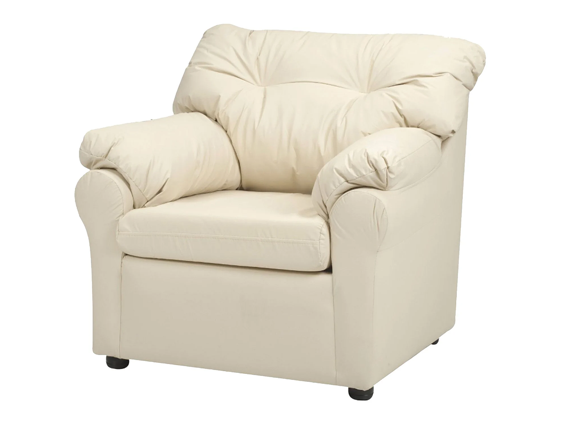 LIVING MUEBLES AMÉRICA 311 CUERO BEIGE 2