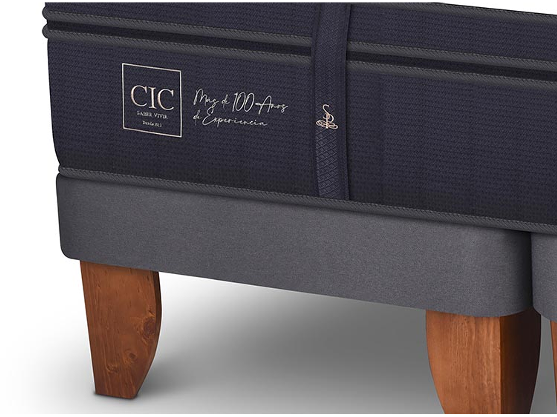 CAMA EUROPEA CIC SUPER PREMIUM SUPER KING + RESPALDO TAMESIS 4