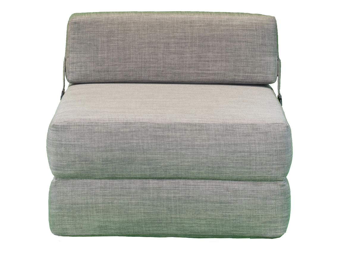 SOFÁ GAEX ESPUMA LINO GRIS CAMA 1