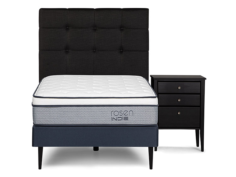 CAMA EUROPEA ROSEN INDIE ISSEY GRAFITO 90 X 200 CM 1